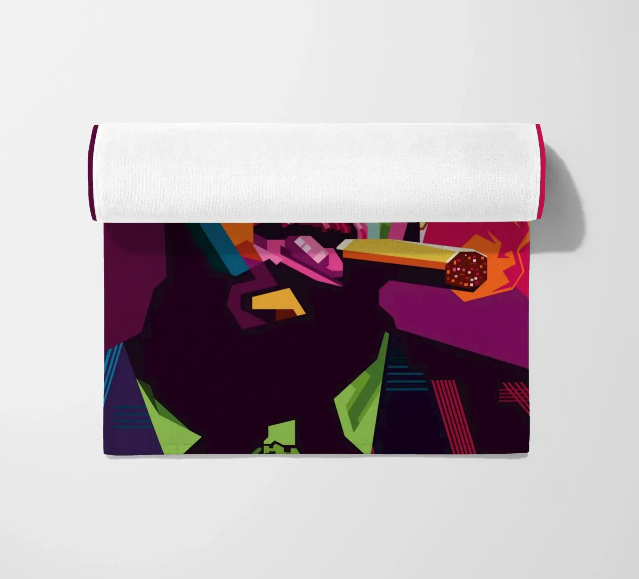 Rapper Style WPAP strandhanddoek van SW Artwork