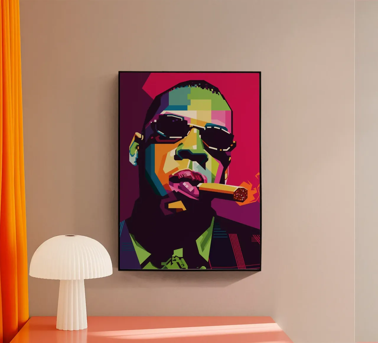 Rapper Style WPAP acryl van SW Artwork