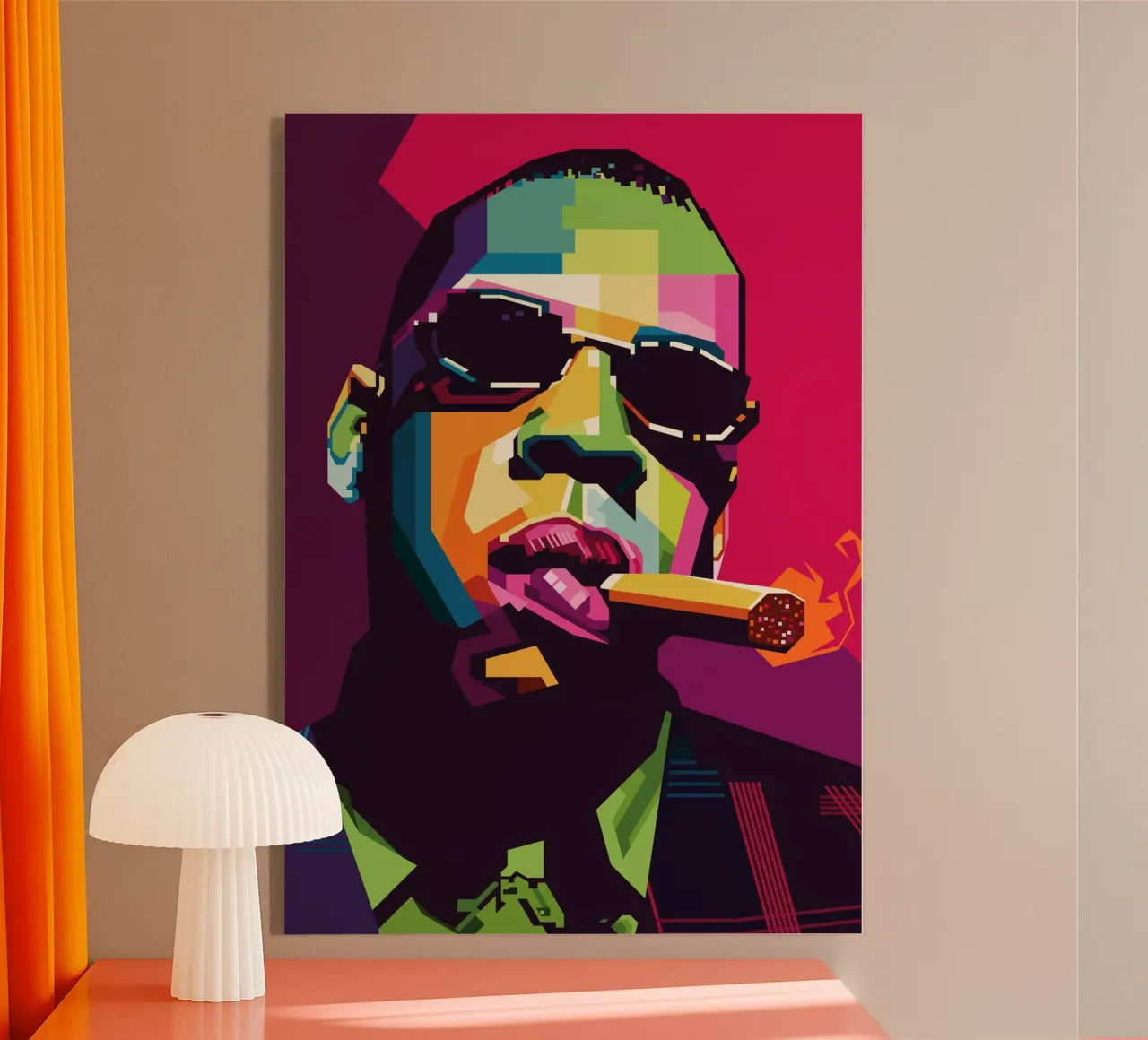 Rapper Style WPAP acryl van SW Artwork