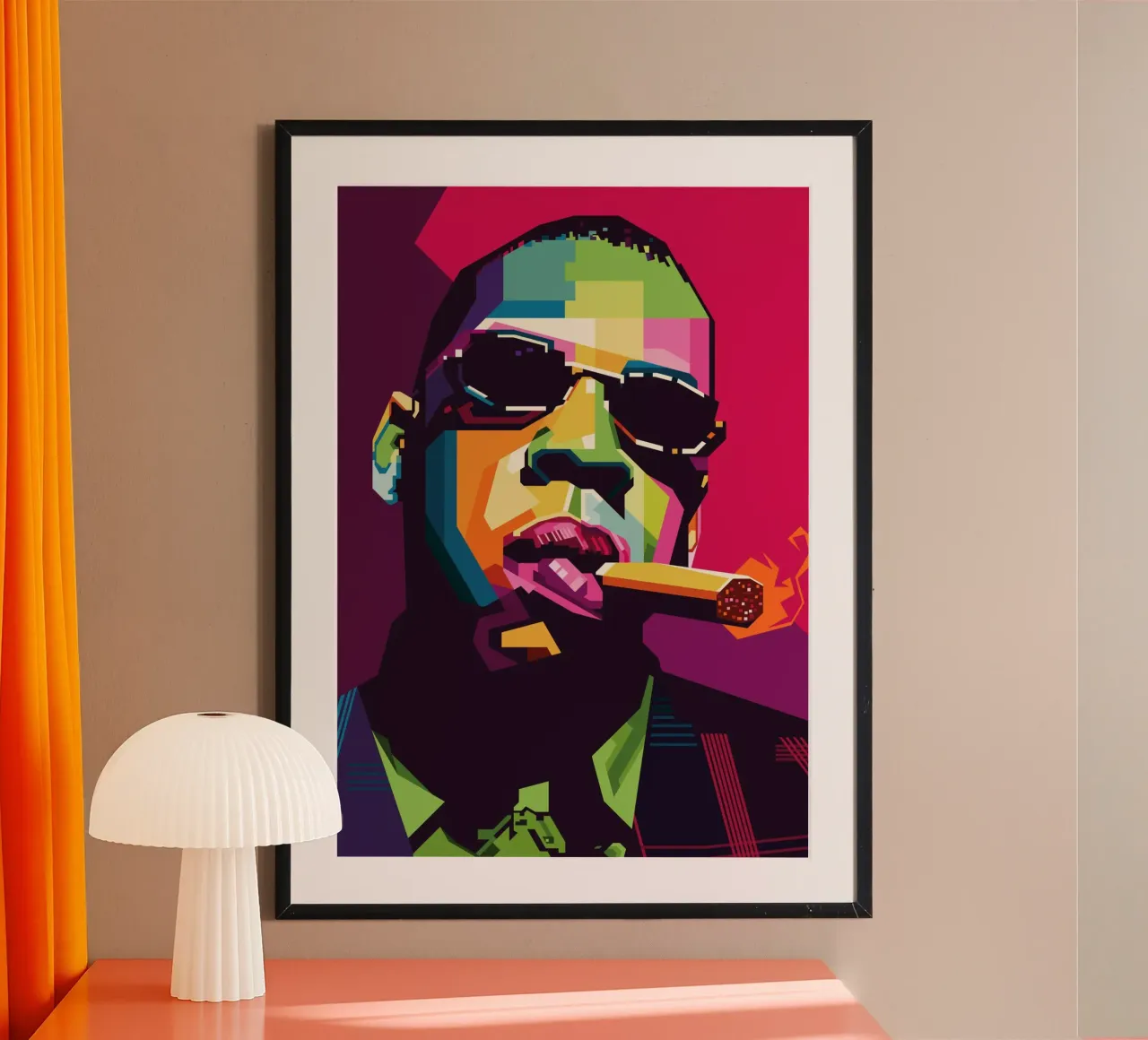 Rapper Style WPAP hahnemühle de SW Artwork