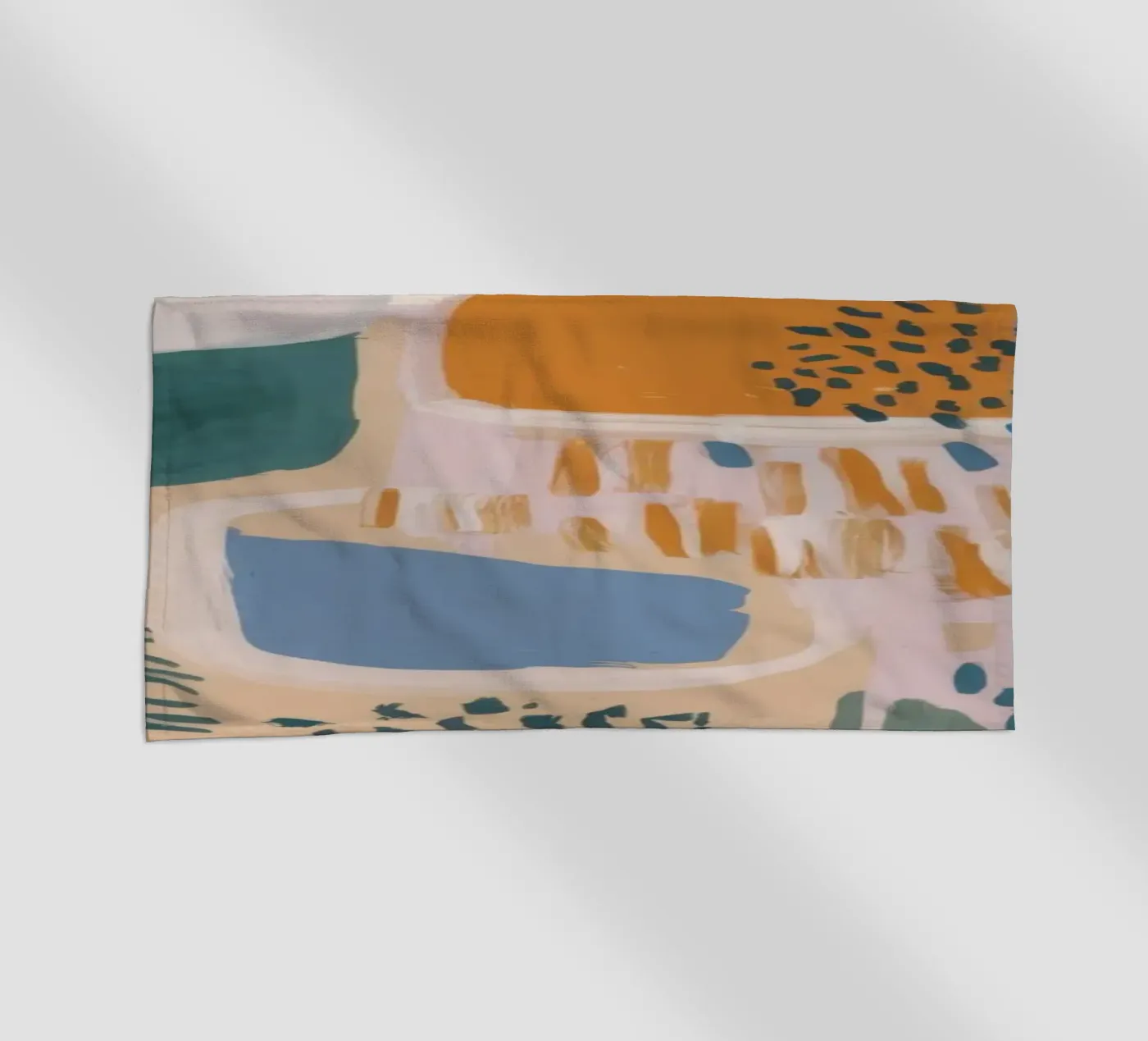 Muted Abstract Forms serviette de plage de Solace Light