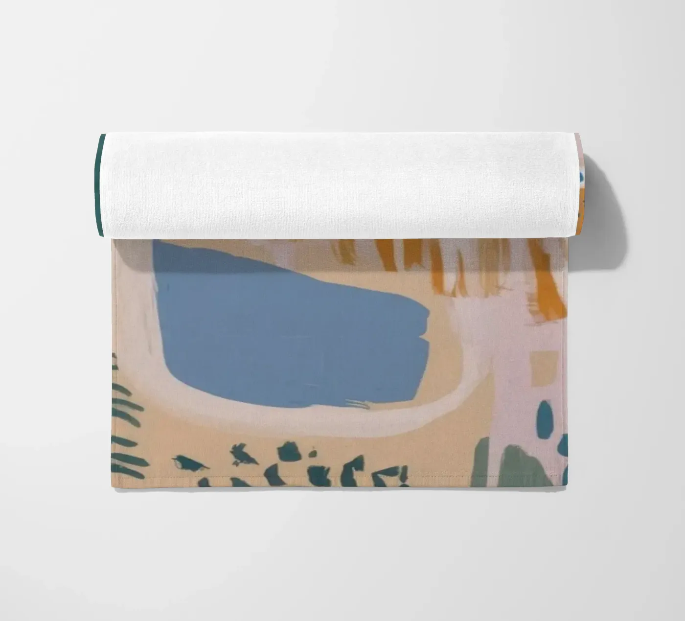 Muted Abstract Forms serviette de plage de Solace Light