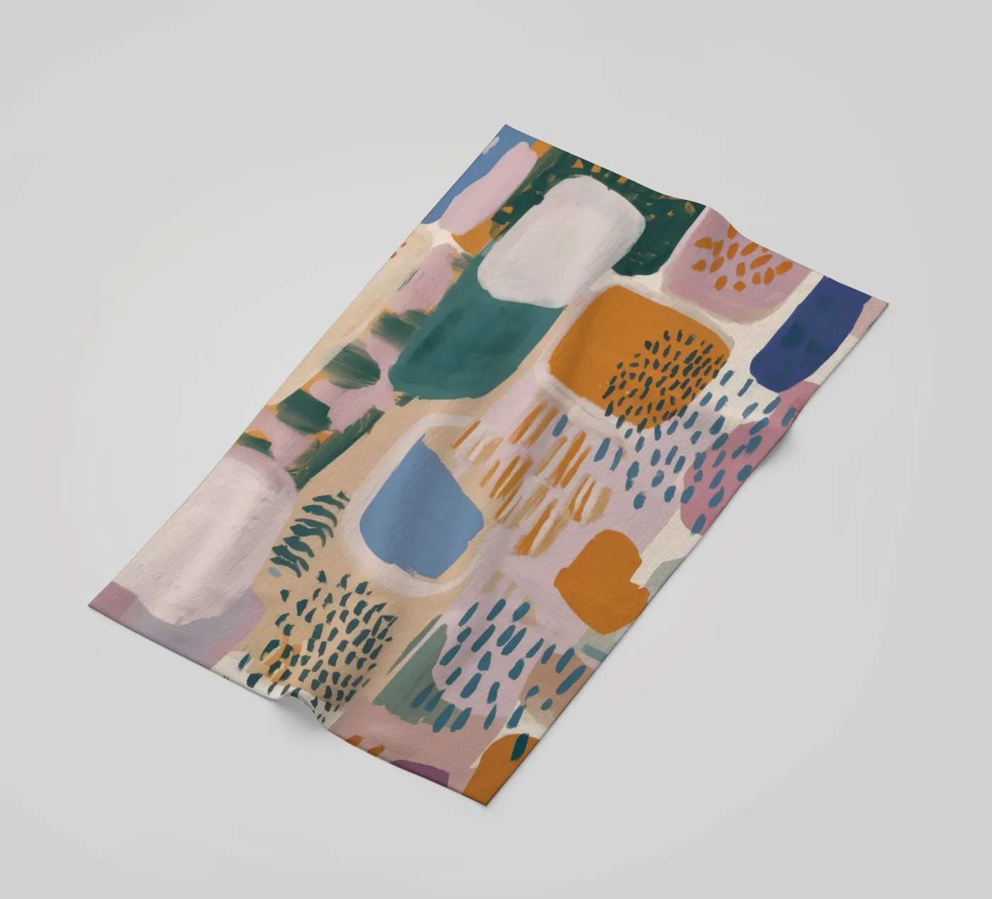 Muted Abstract Forms serviette de plage de Solace Light