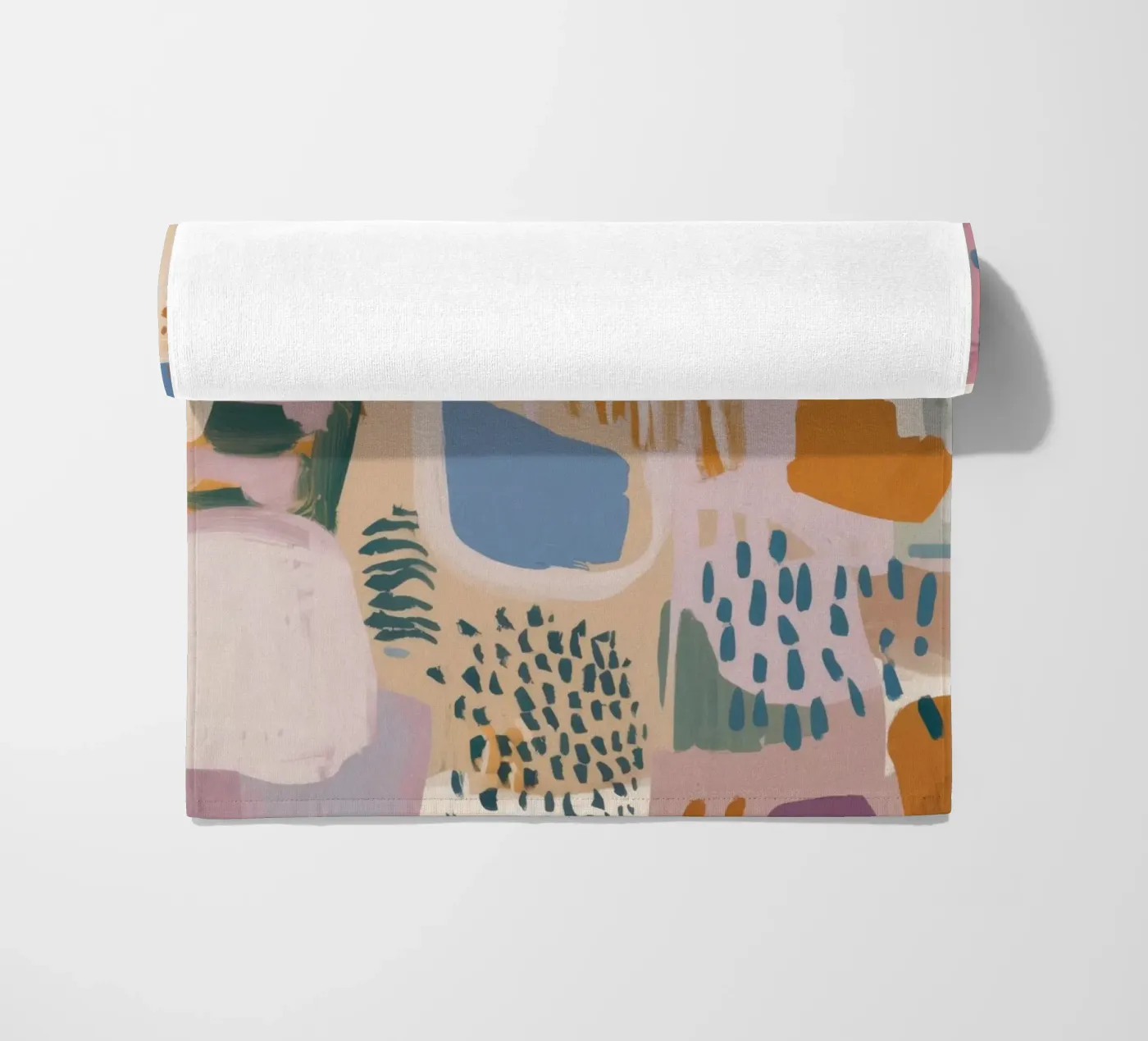 Muted Abstract Forms serviette de plage de Solace Light