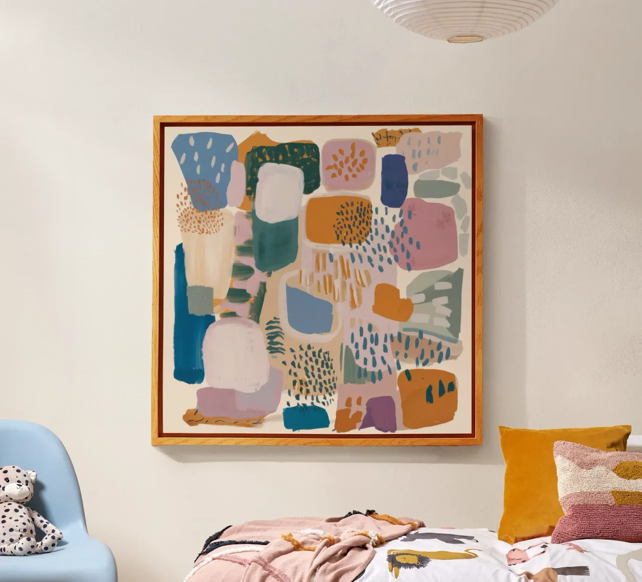 Forme astratte smorzate plexiglass da Solace Light