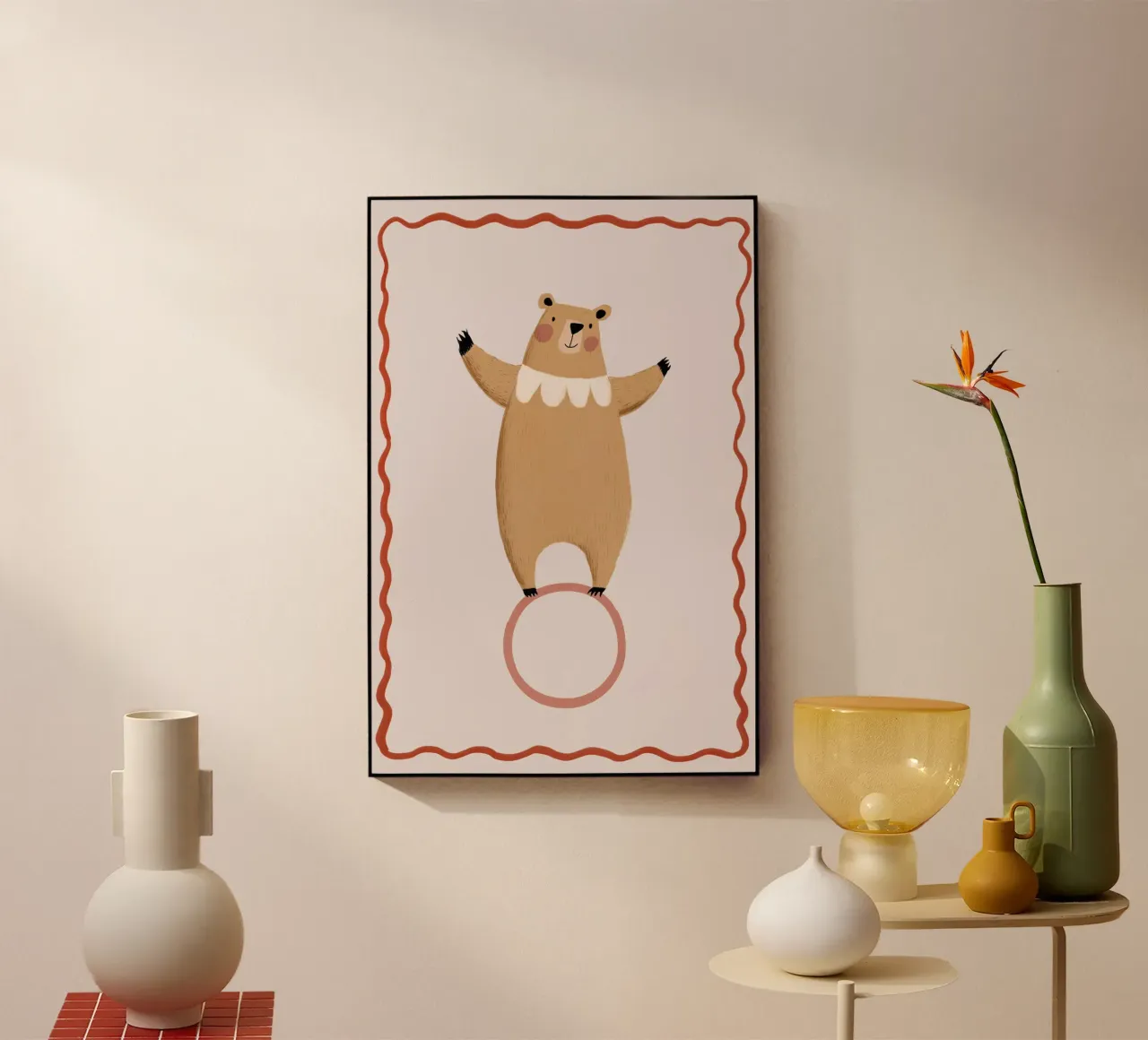 Balancing Bear plexiglass da treechild