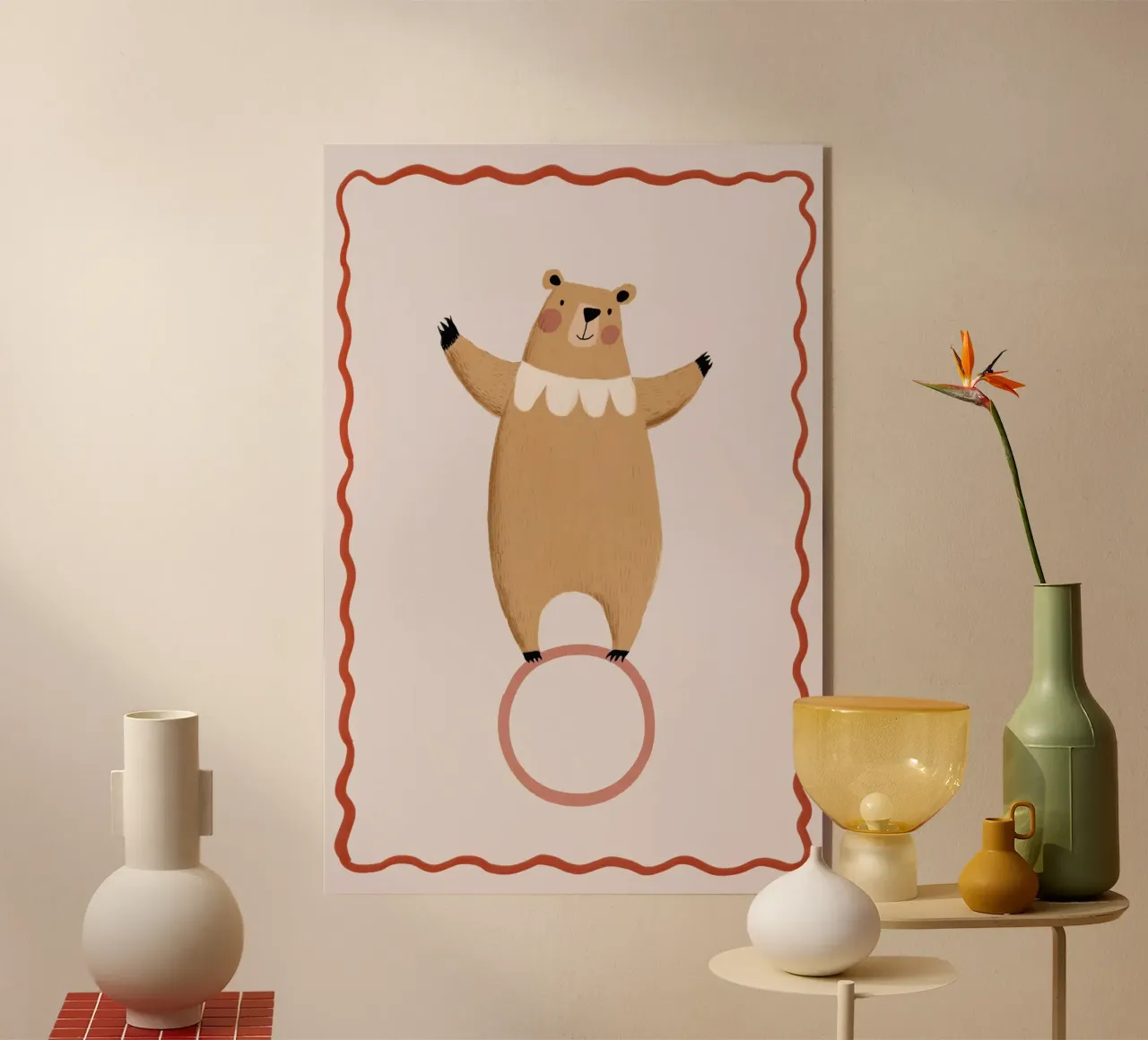 Balancing Bear acryl van treechild