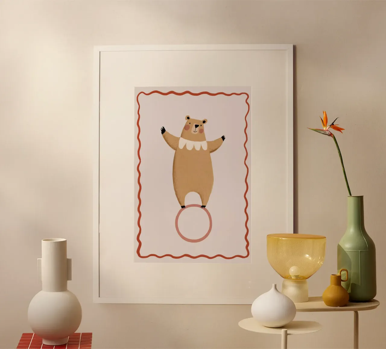 Balancing Bear poster da treechild