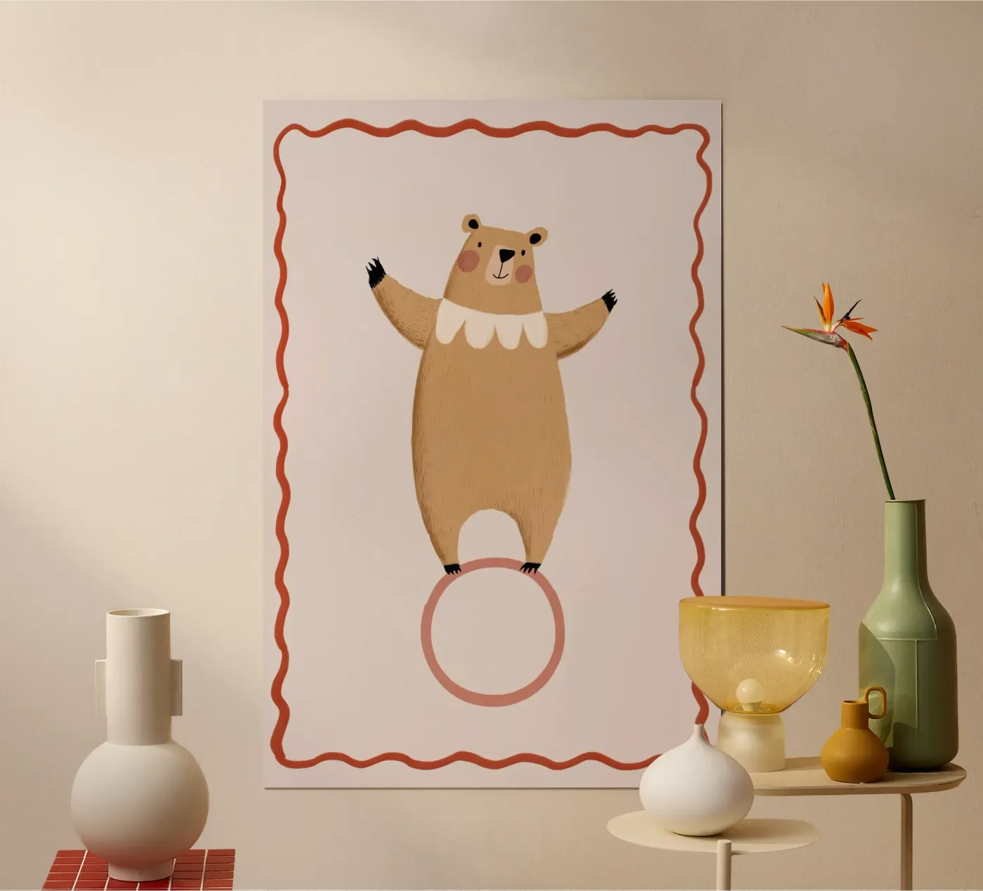 Balancing Bear Poster von treechild