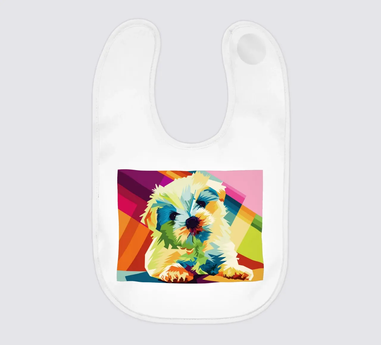 Dog Popart WPAP bavaglino da SW Artwork
