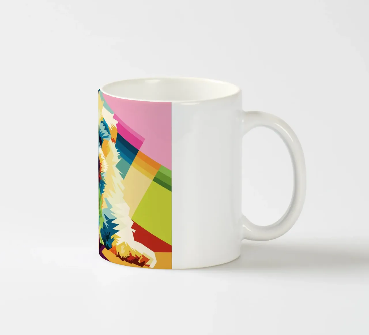 Dog Popart WPAP tazza in ceramica da SW Artwork