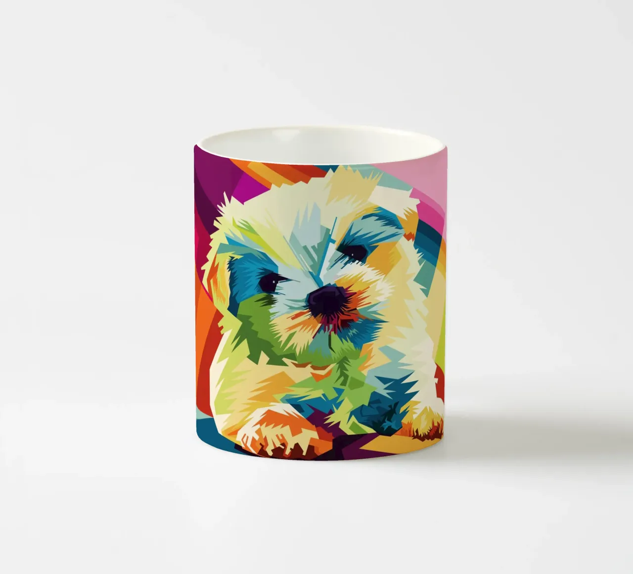 Dog Popart WPAP tazza in ceramica da SW Artwork