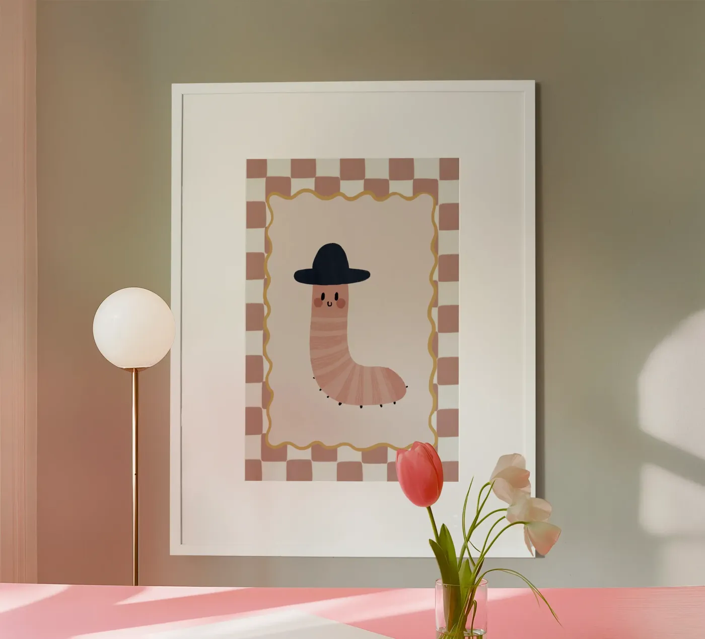 Happy Worm poster da treechild