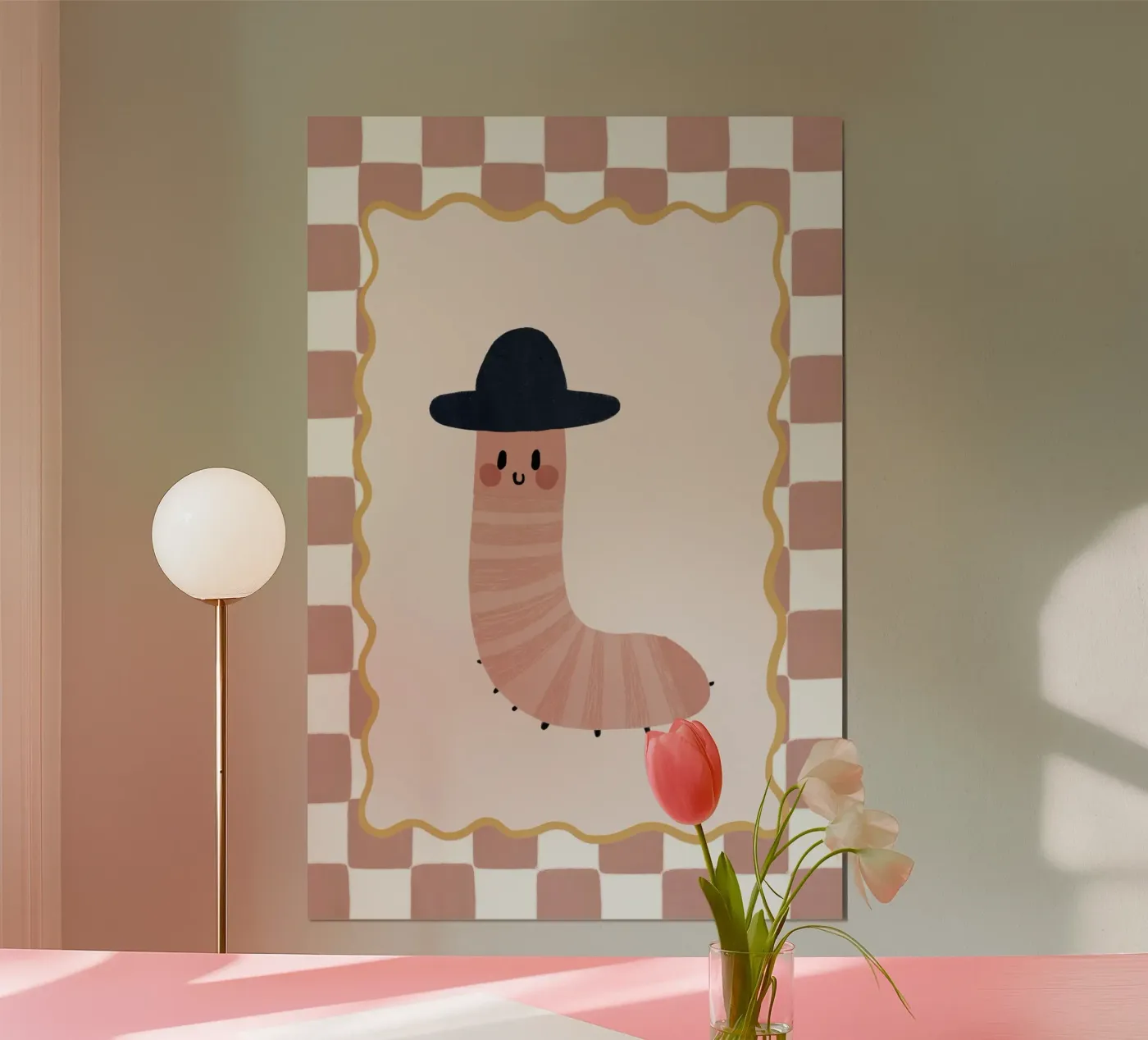 Happy Worm poster da treechild