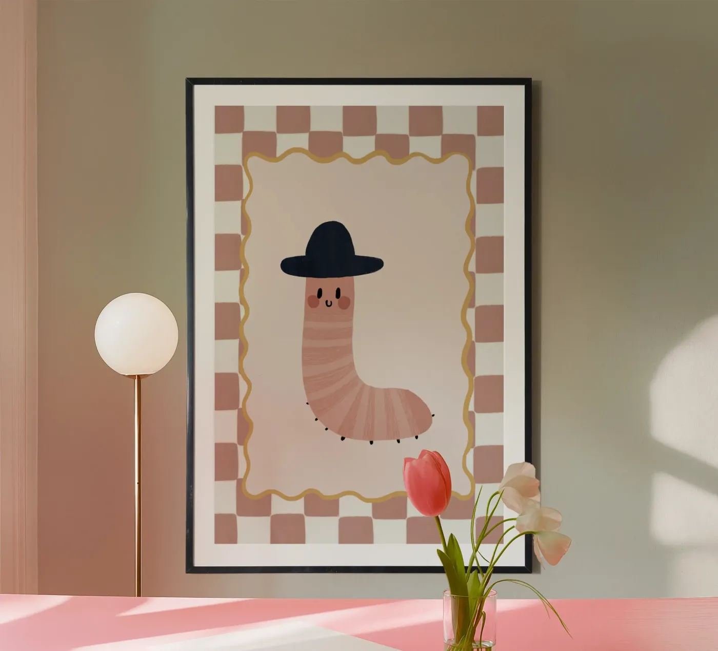 Happy Worm poster da treechild