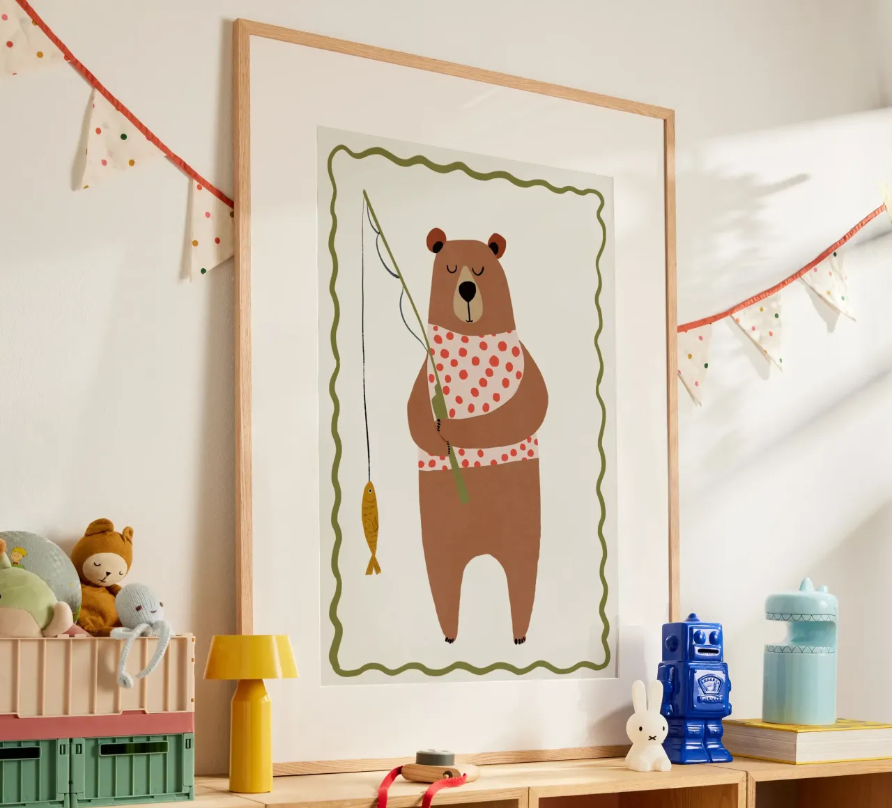 Fishing Bear poster da treechild