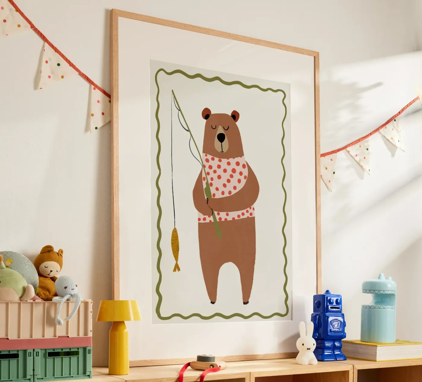 Fishing Bear poster da treechild
