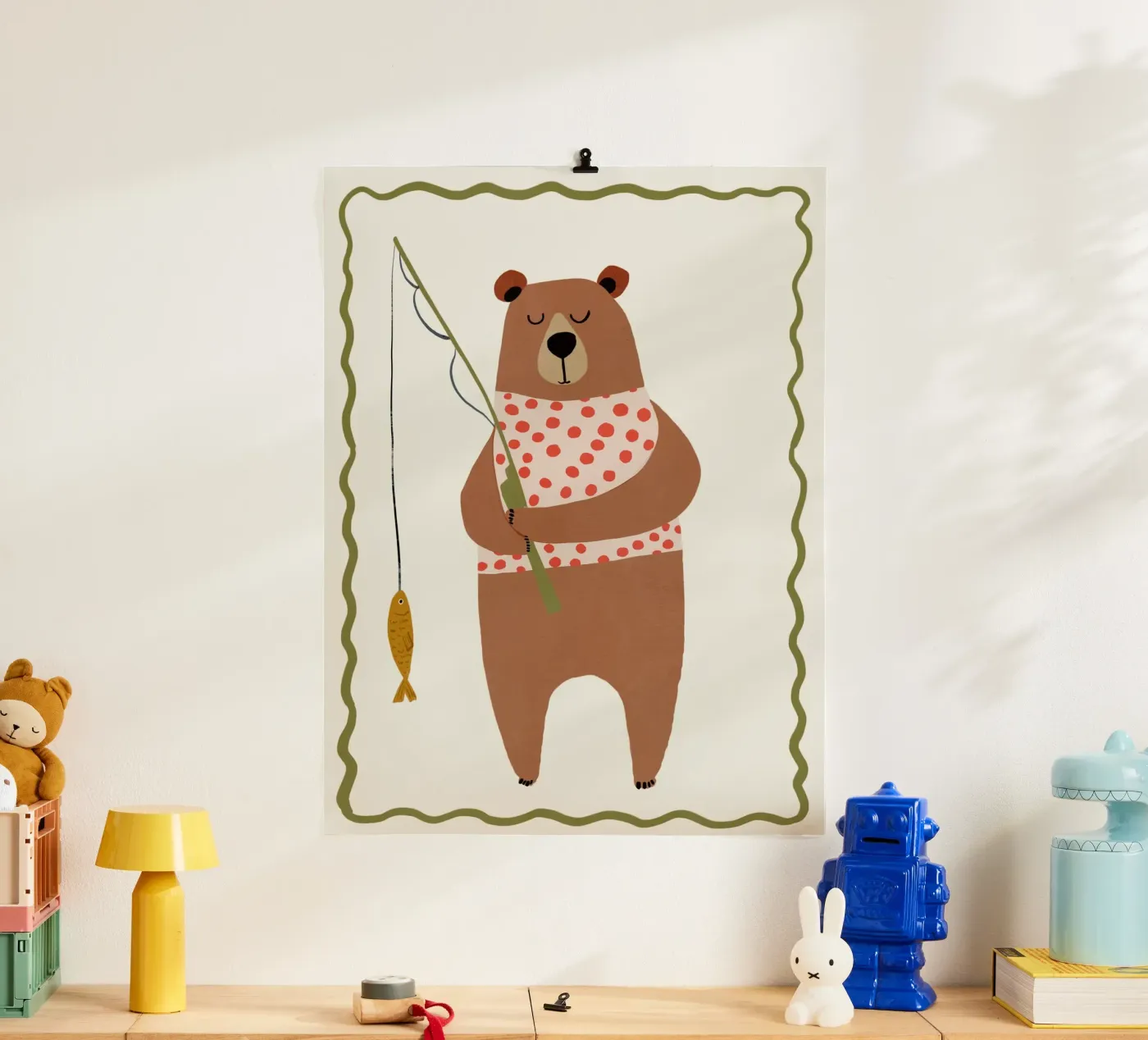 Fishing Bear poster da treechild