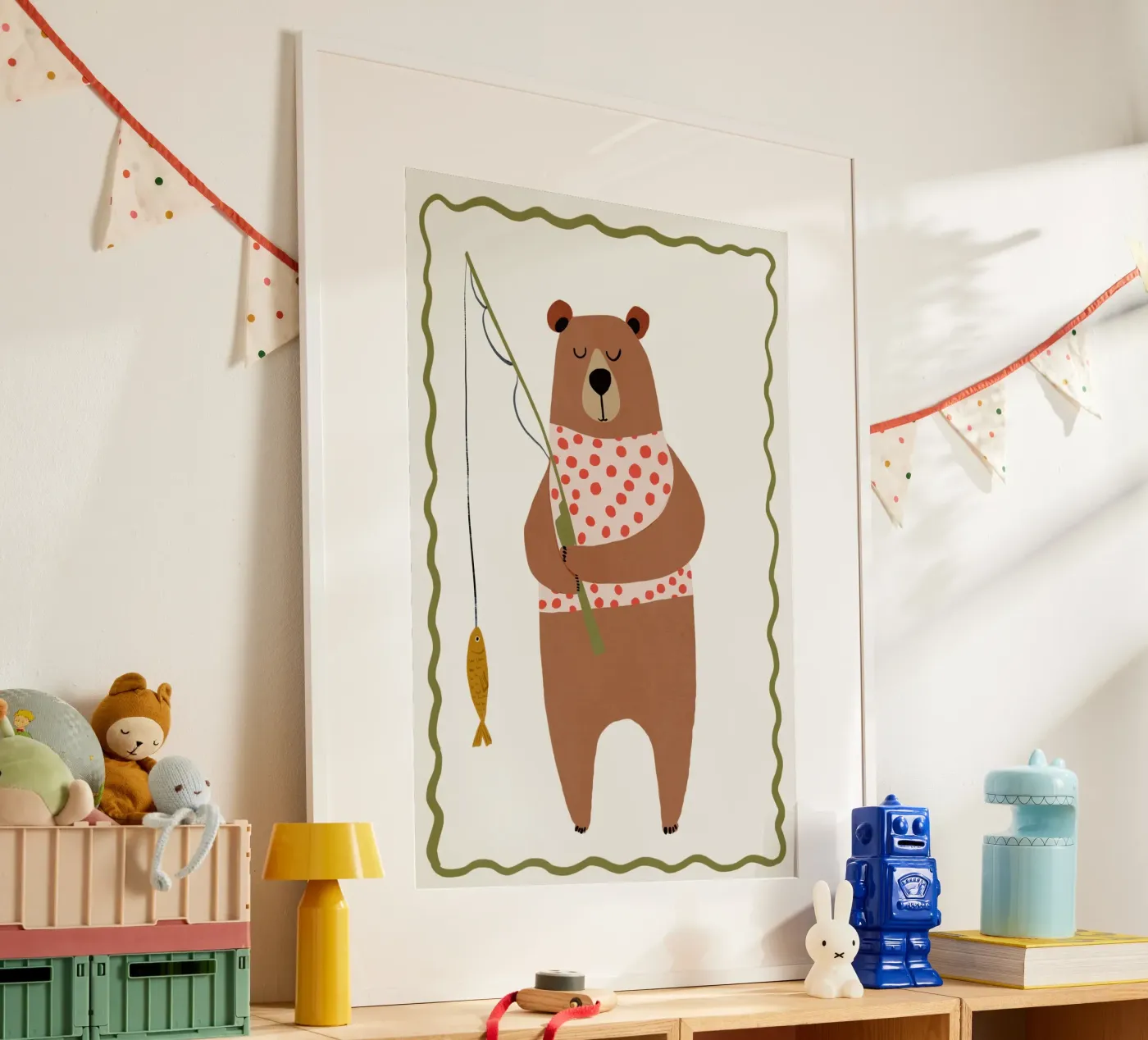 Fishing Bear poster da treechild