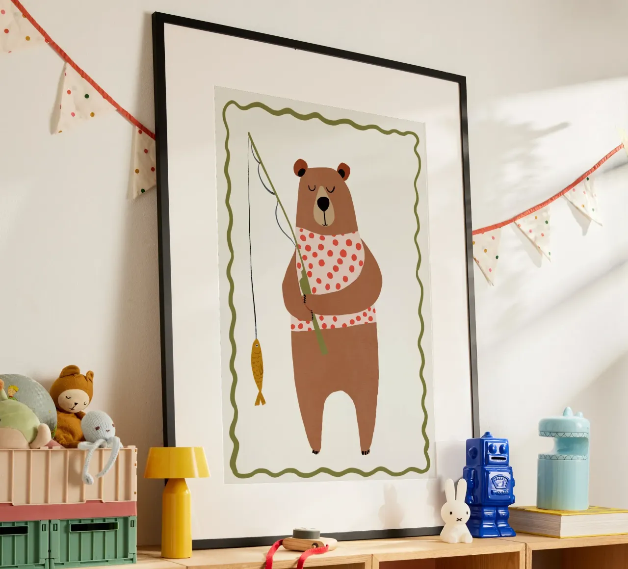Fishing Bear poster da treechild