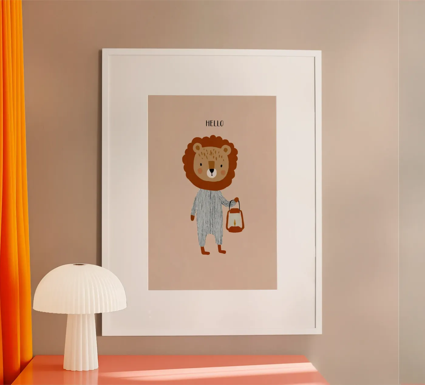 Hello (Lion) poster da treechild