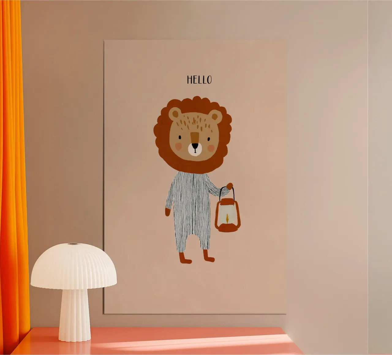 Hello (Lion) poster da treechild