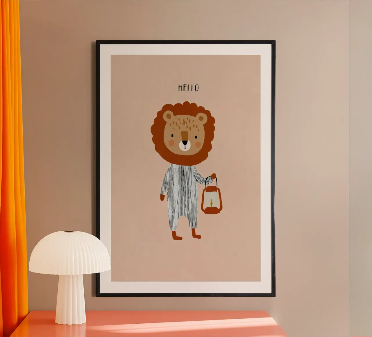 Hello (Lion) poster da treechild
