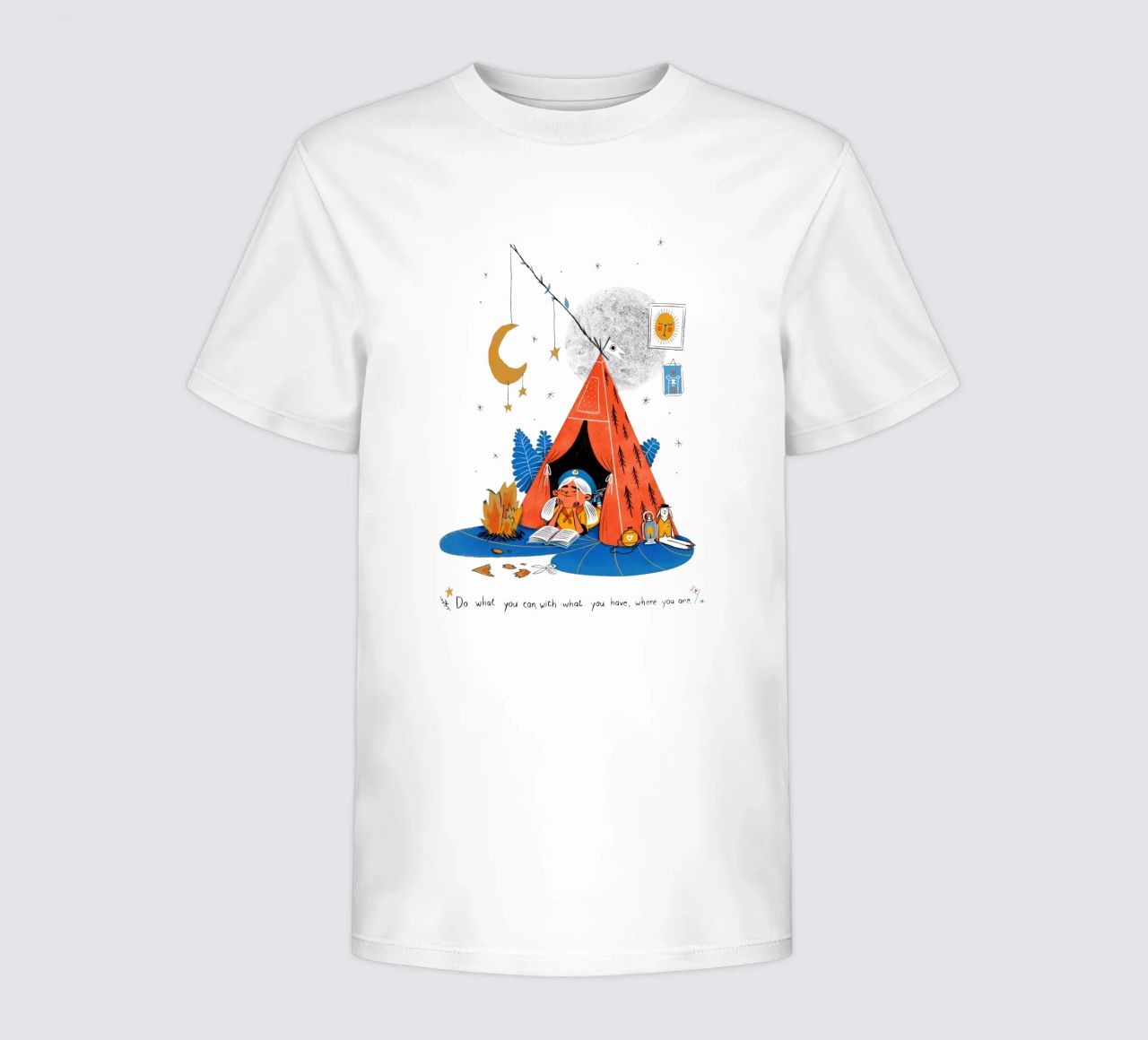 Do what you can, with what you have, where you are t-shirt bambini da Moira Scicluna Zahra