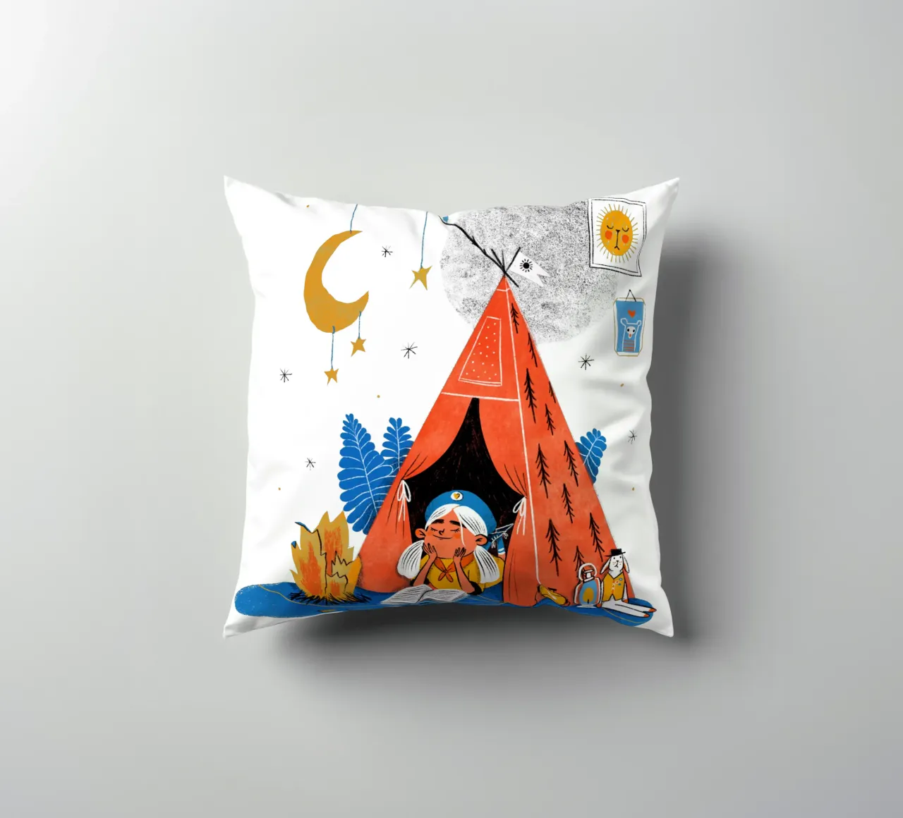 Do what you can, with what you have, where you are cuscino da Moira Scicluna Zahra