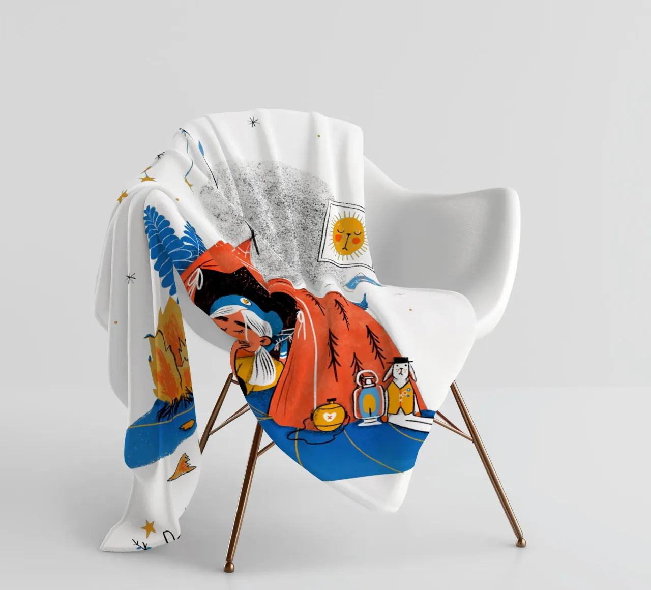 Do what you can, with what you have, where you are Fleecedecke von Moira Scicluna Zahra