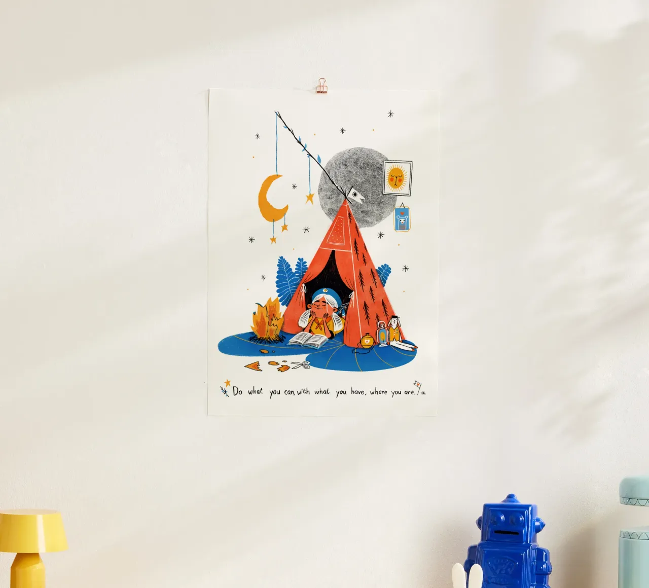 Do what you can, with what you have, where you are carta hahnemühle da Moira Scicluna Zahra