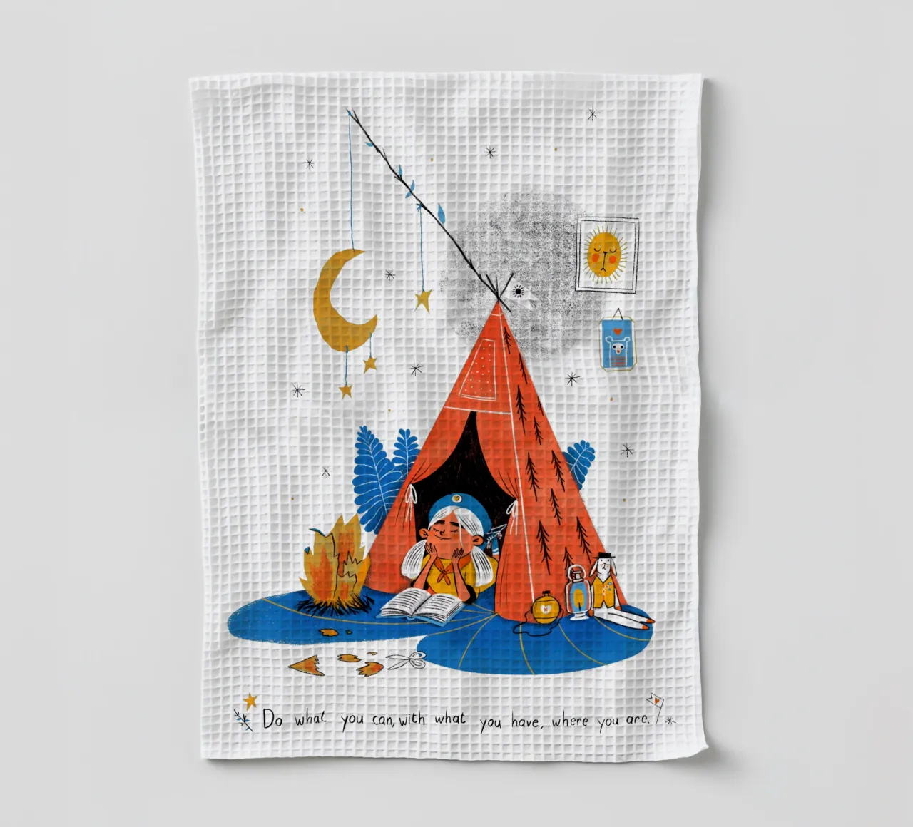 Do what you can, with what you have, where you are torchon de Moira Scicluna Zahra