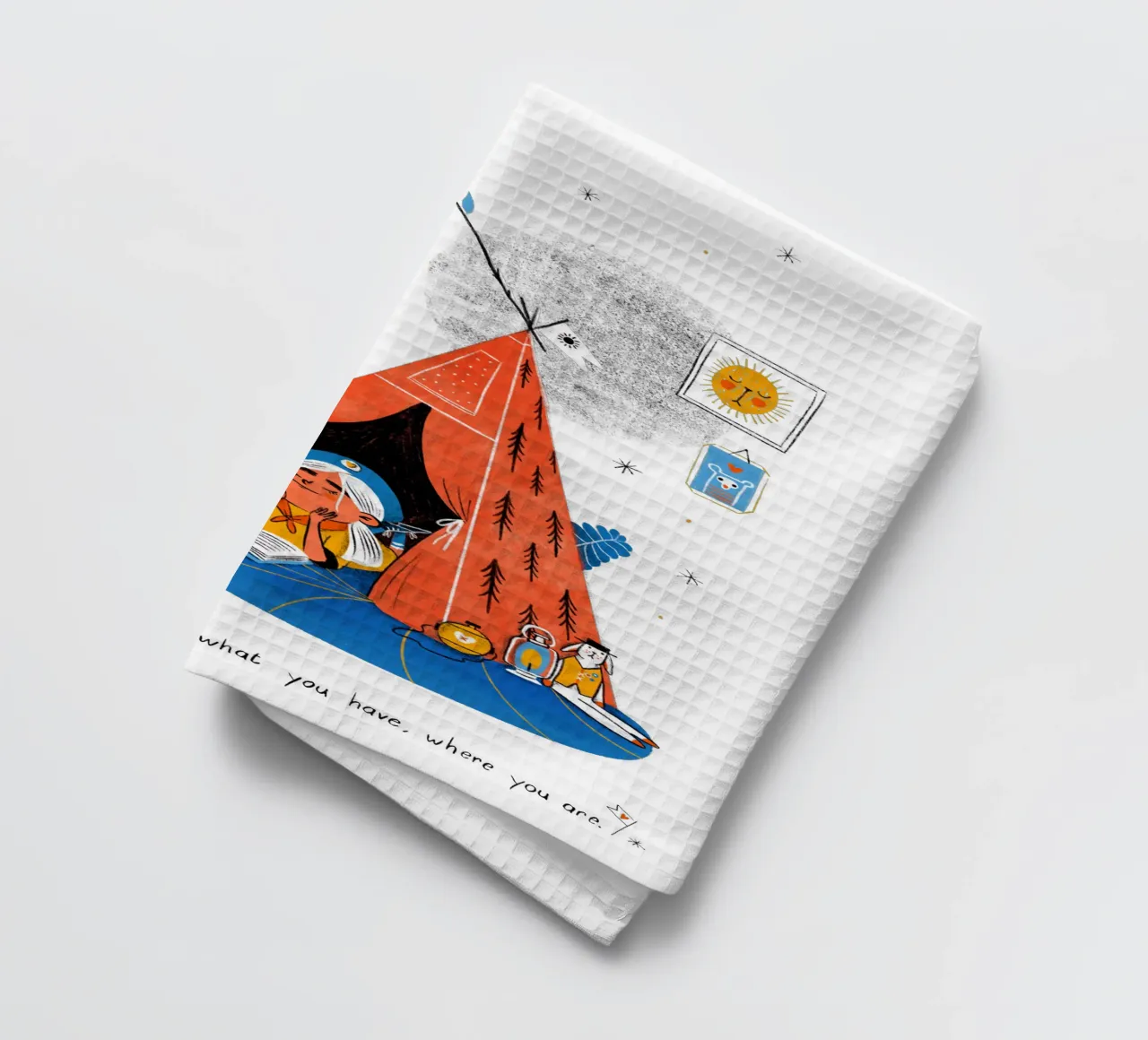 Do what you can, with what you have, where you are torchon de Moira Scicluna Zahra