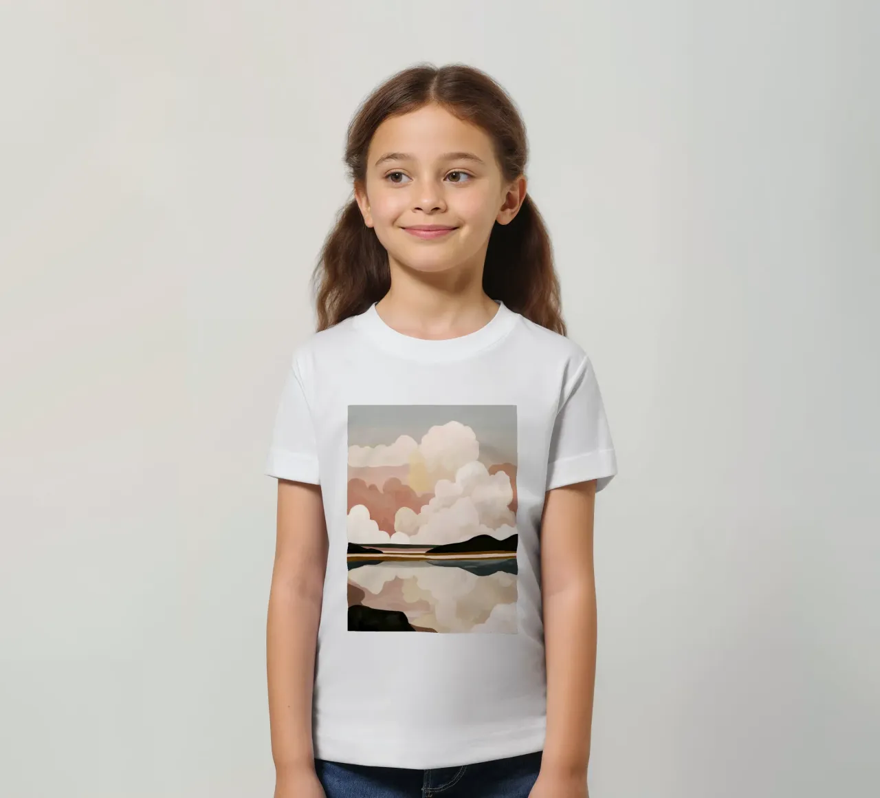 Abstract Cloudscape kinder t-shirt van M.A.Z.U.N.