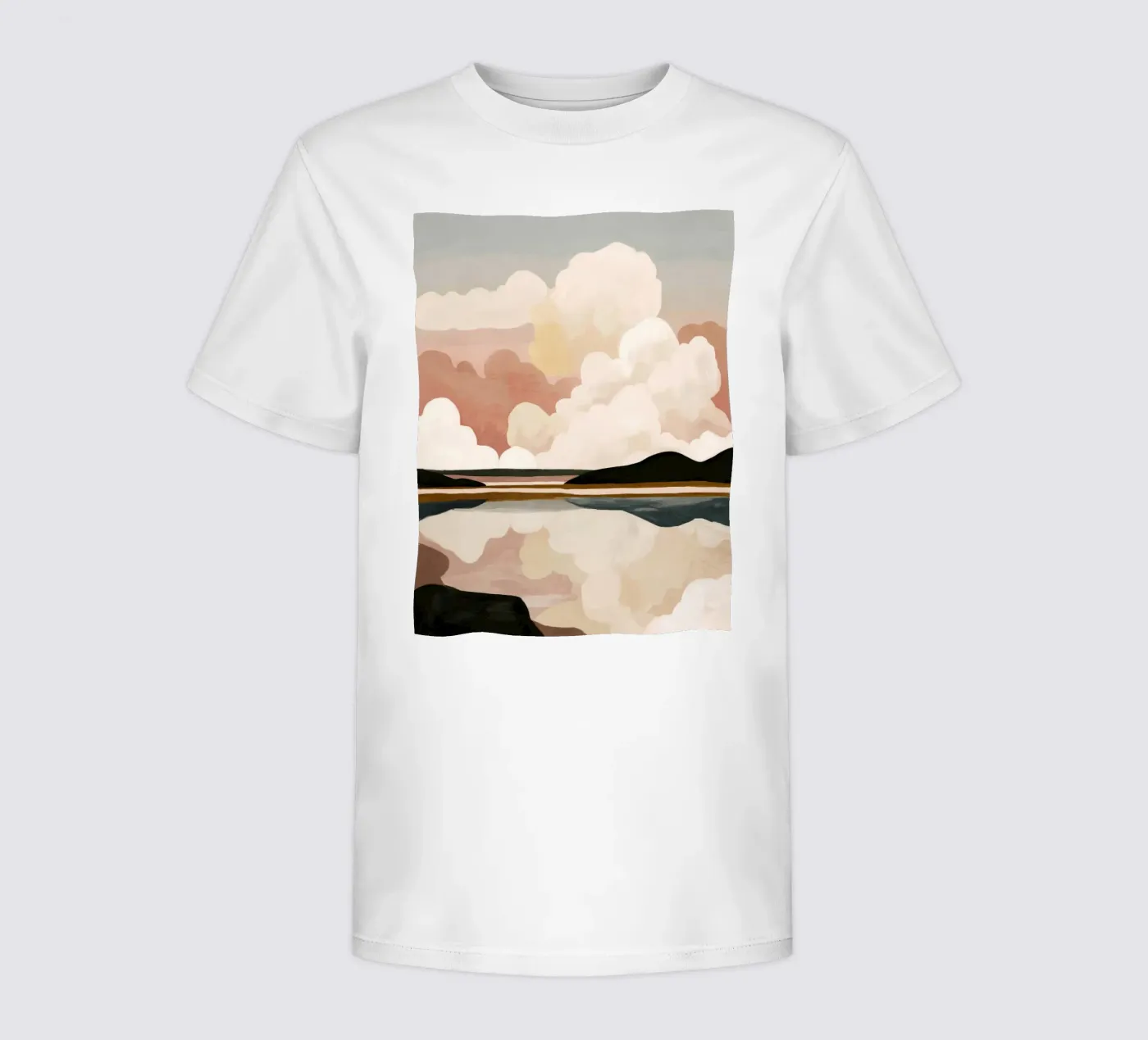 Abstrakte Wolkenlandschaft Kinder T-Shirt von M.A.Z.U.N.