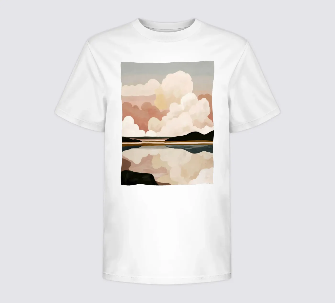 Abstrakte Wolkenlandschaft Kinder T-Shirt von M.A.Z.U.N.