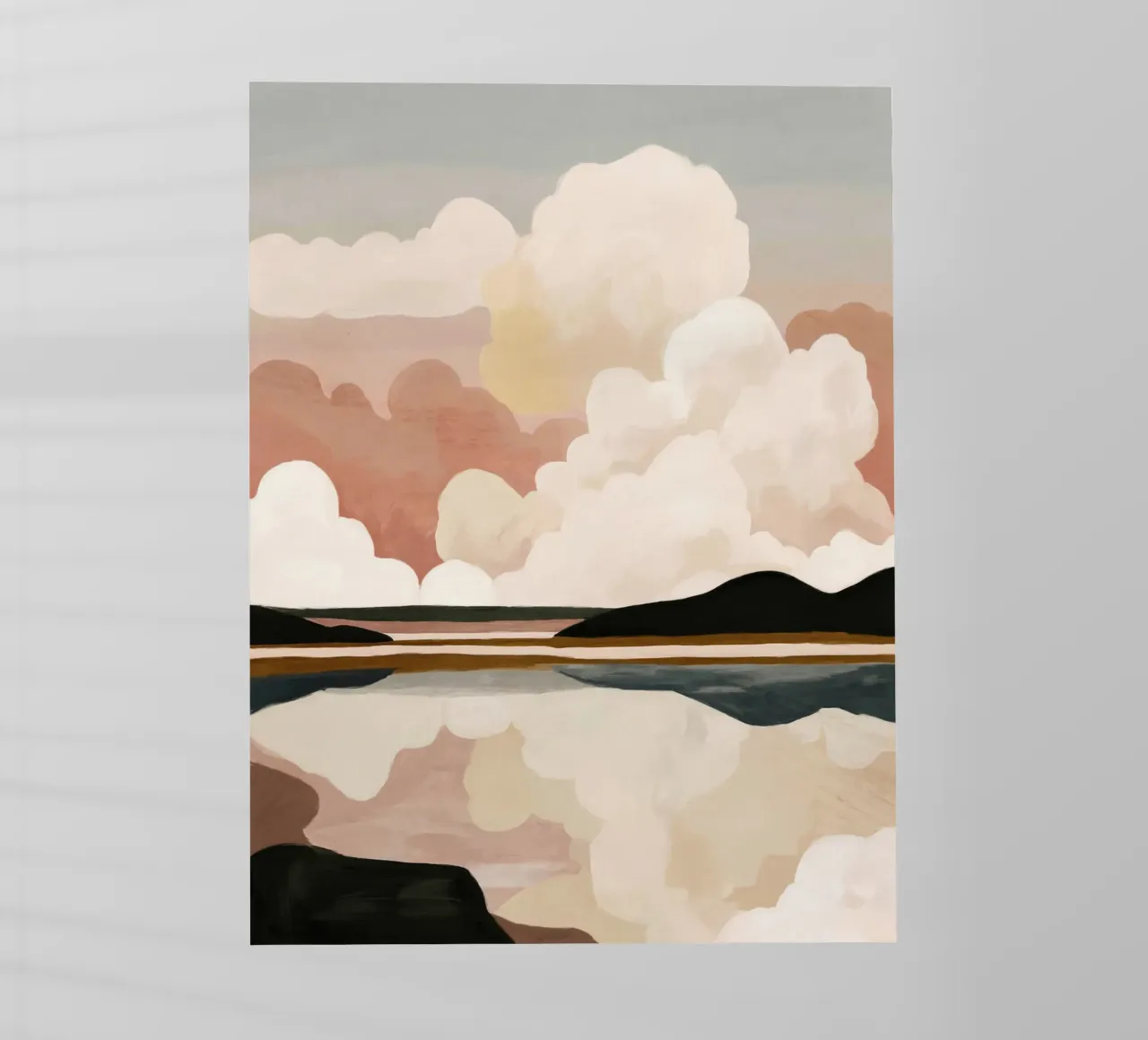 Paesaggio astratto di nuvole pellicola backlit da M.A.Z.U.N.