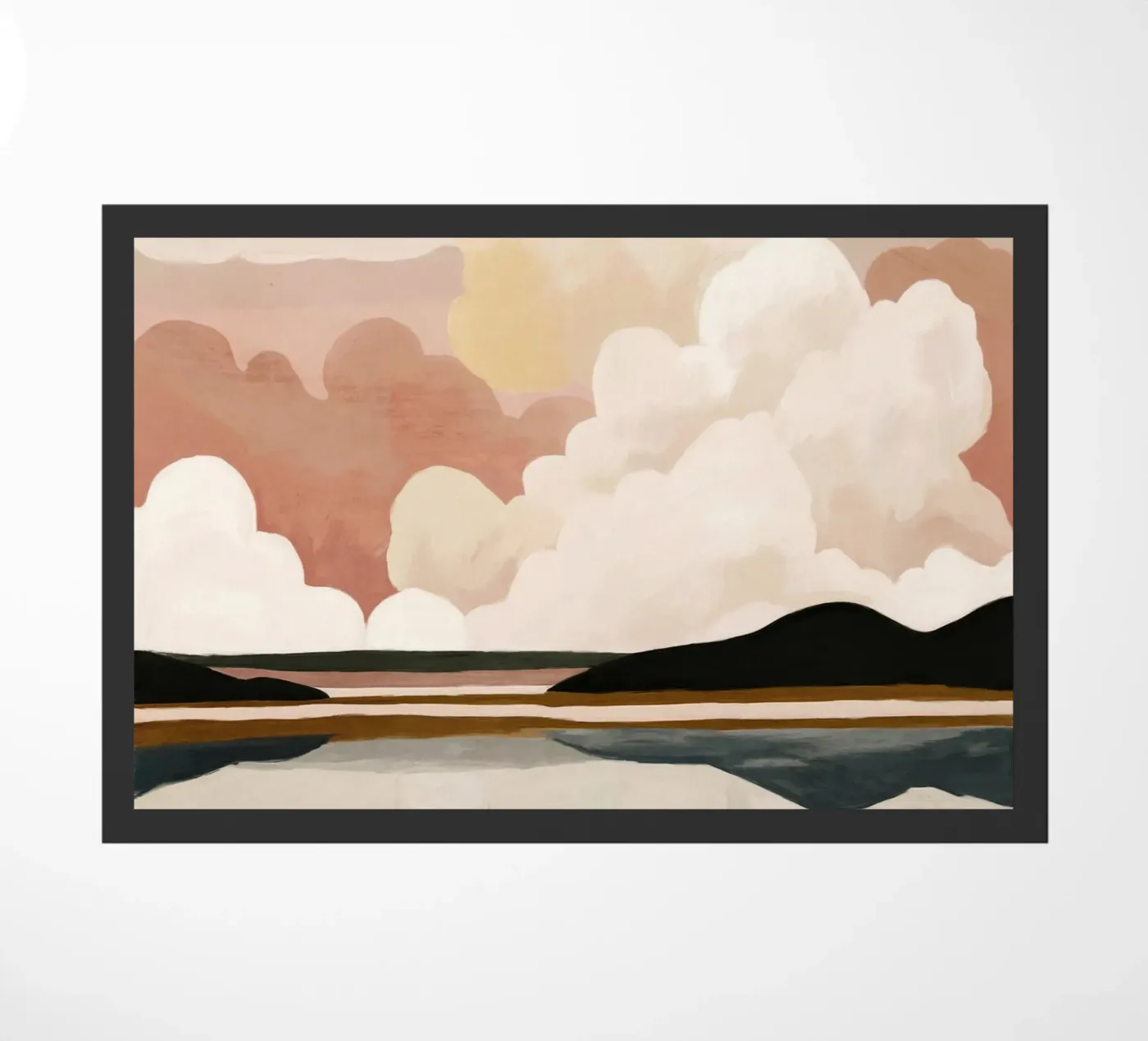 Abstrakte Wolkenlandschaft Fußmatte von M.A.Z.U.N.