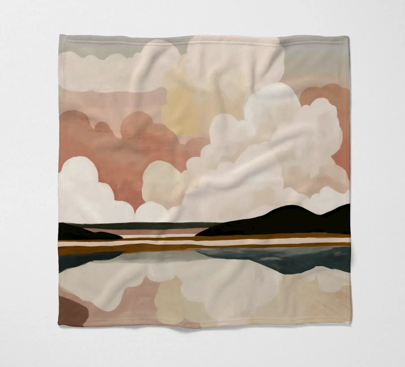 Abstract wolkenlandschap fleecedeken van M.A.Z.U.N.