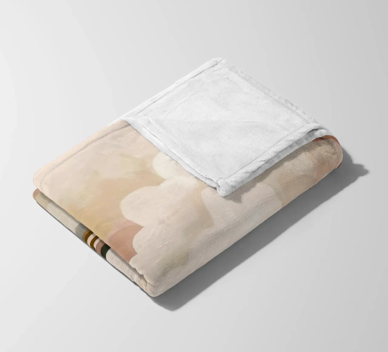 Abstract Cloudscape fleece blanket by M.A.Z.U.N.