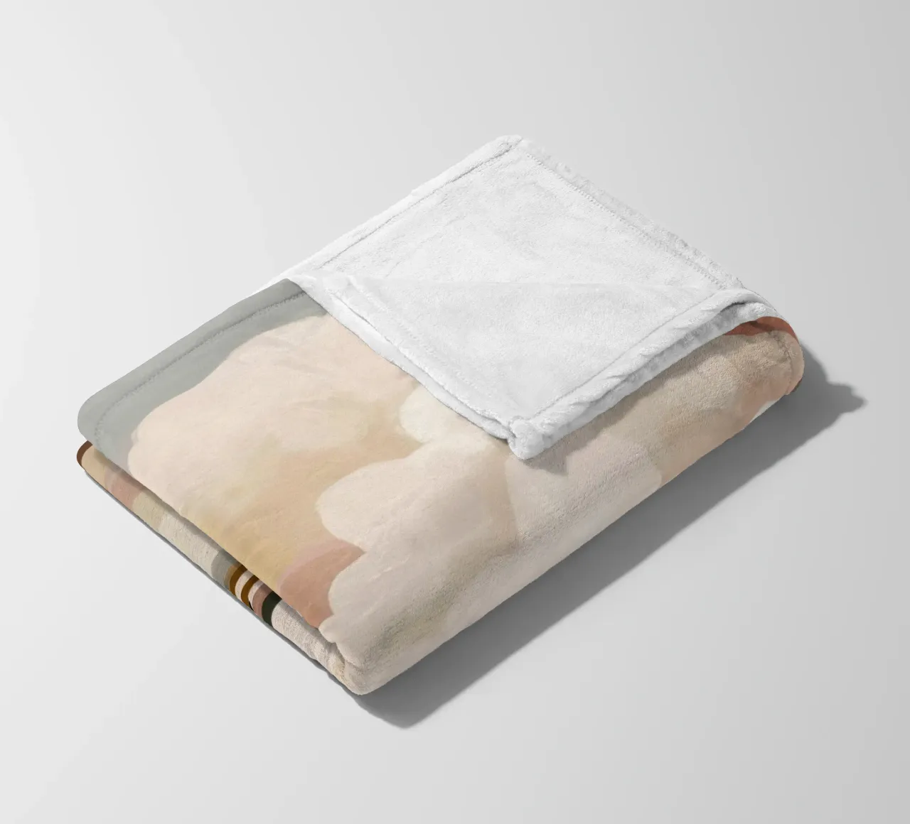 Abstract Cloudscape fleece blanket by M.A.Z.U.N.