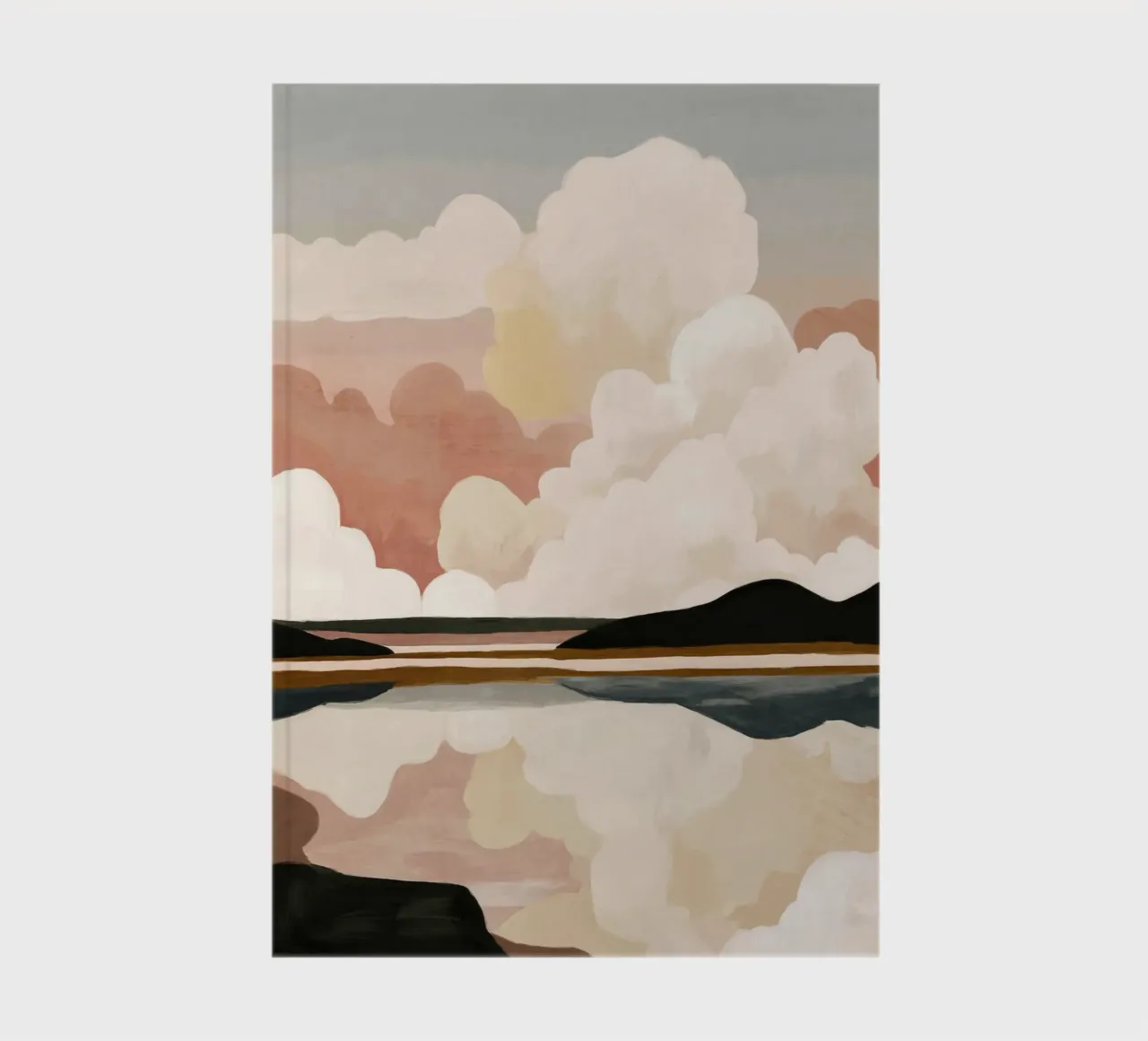 Abstract Cloudscape notebook by M.A.Z.U.N.