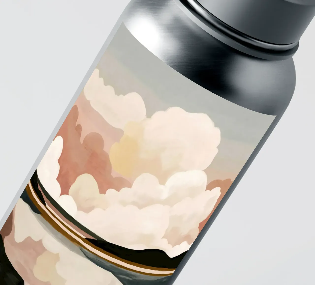 Abstract Cloudscape sticker by M.A.Z.U.N.