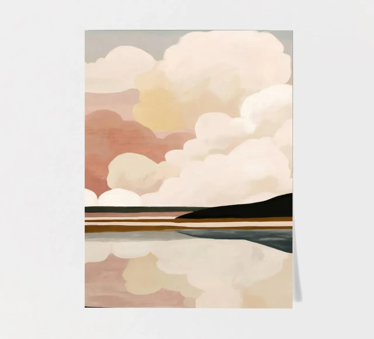 Abstract Cloudscape sticker sheet by M.A.Z.U.N.