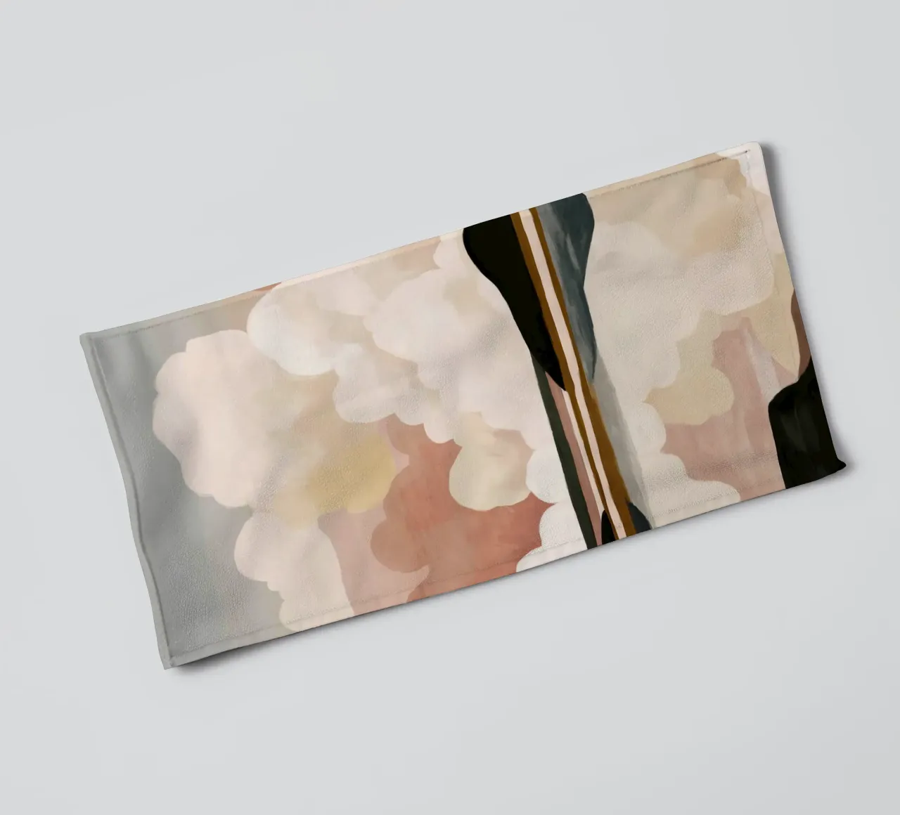 Abstract wolkenlandschap badhanddoek van M.A.Z.U.N.