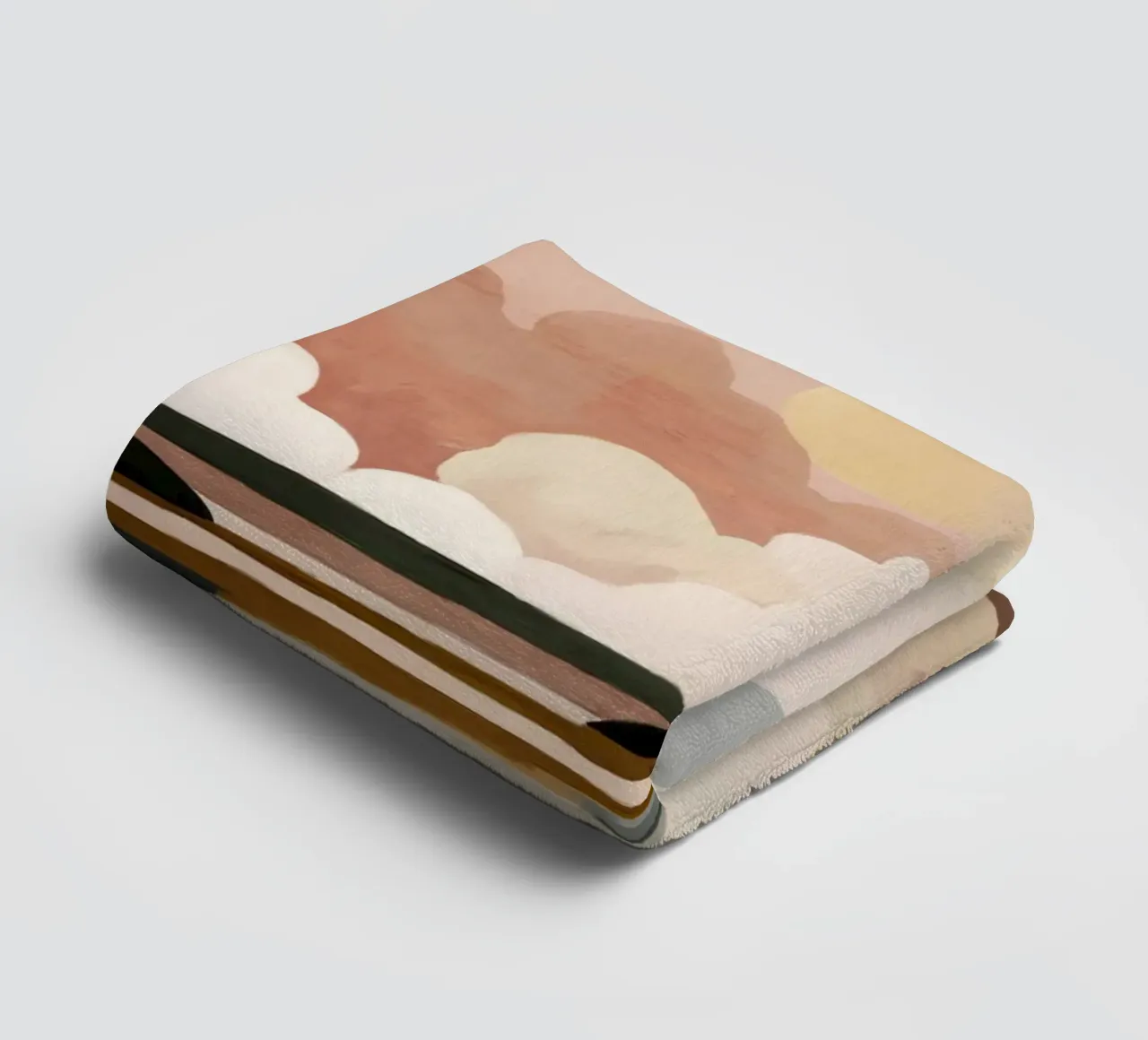 Abstract wolkenlandschap badhanddoek van M.A.Z.U.N.