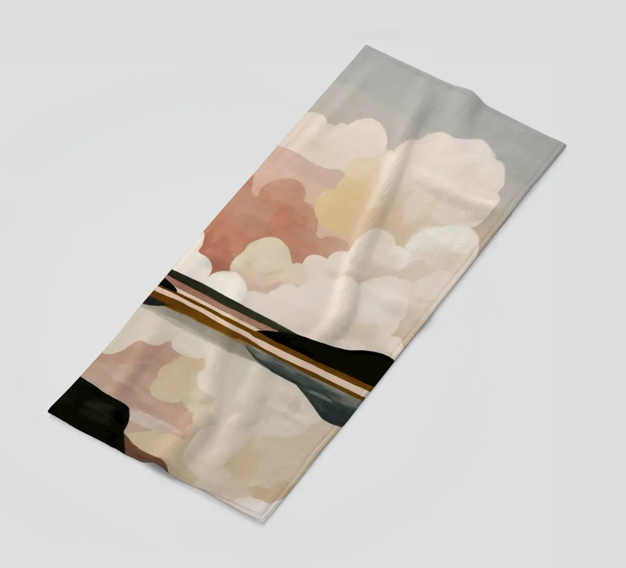 Abstract Cloudscape strandhanddoek van M.A.Z.U.N.