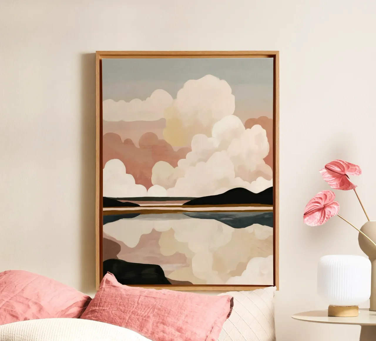 Abstract Cloudscape canvas by M.A.Z.U.N.
