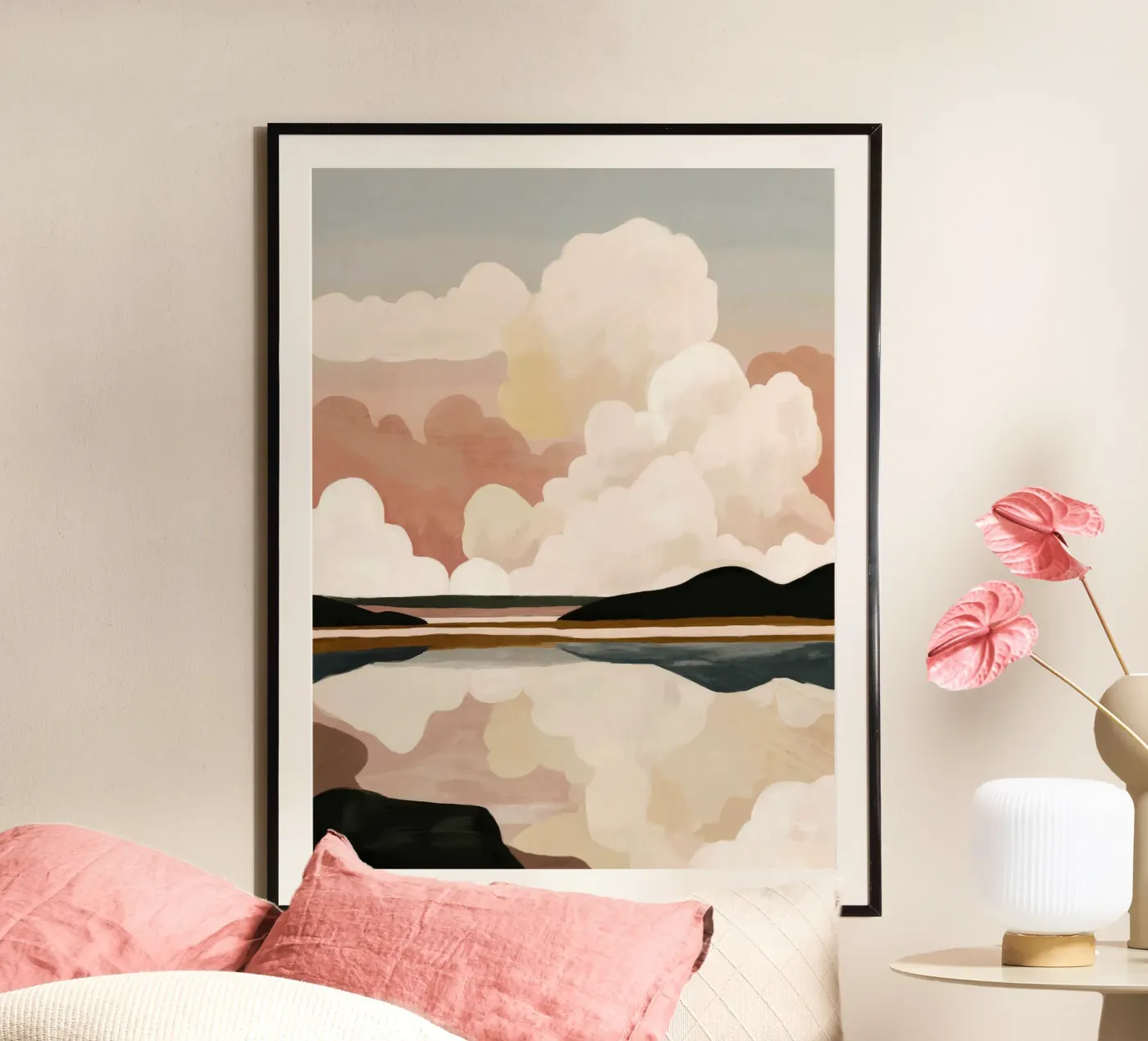 Abstract Cloudscape Poster von M.A.Z.U.N.