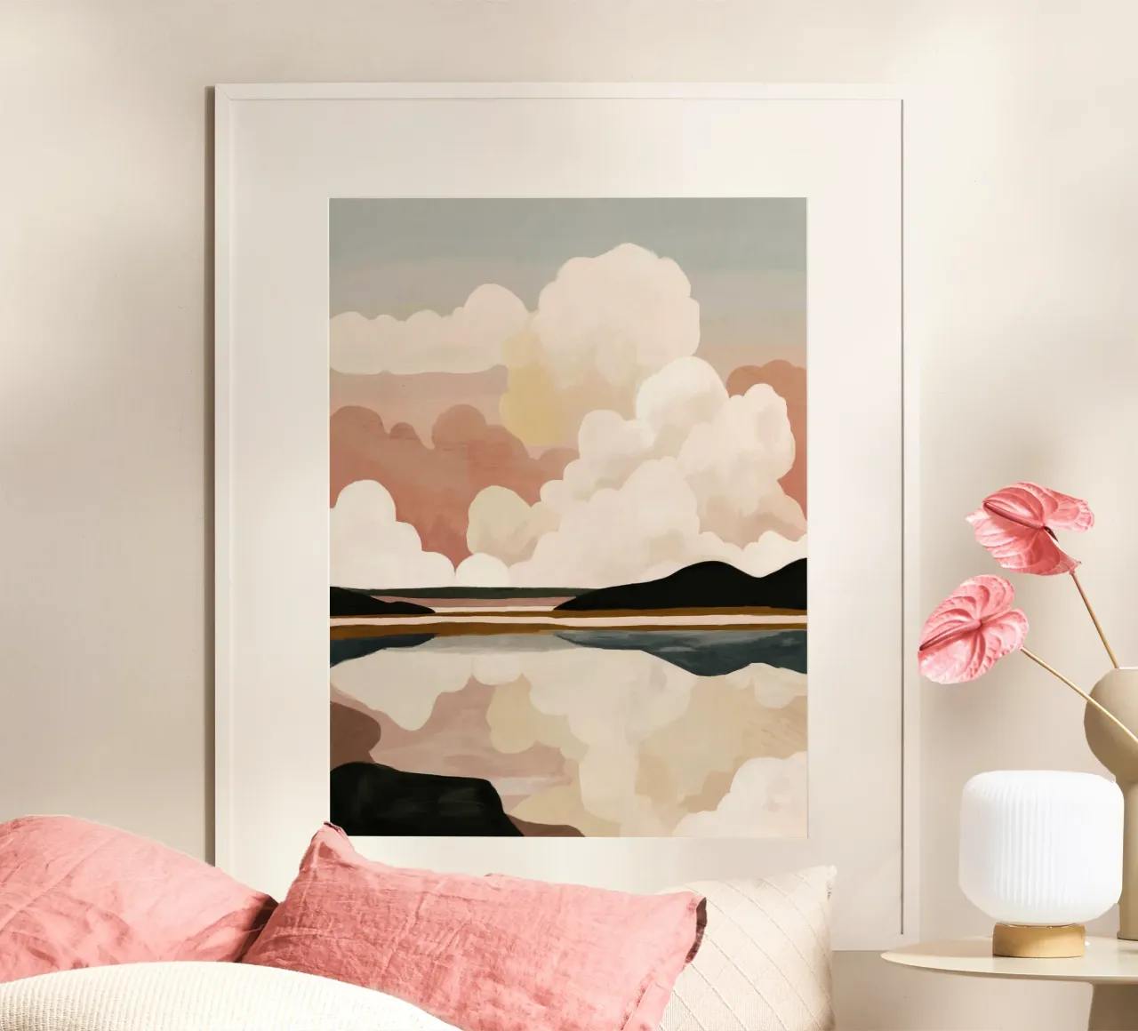 Abstract Cloudscape poster by M.A.Z.U.N.